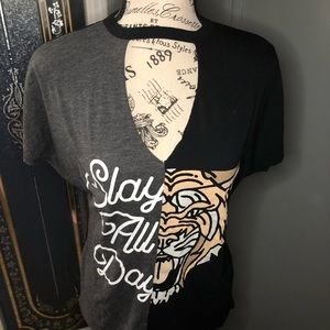 COPY - COPY - Slay all day tiger 🐯 tee